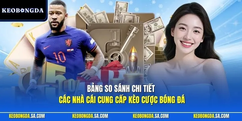 Bảng so sánh chi tiết các nhà cái cung cấp kèo cược bóng đá